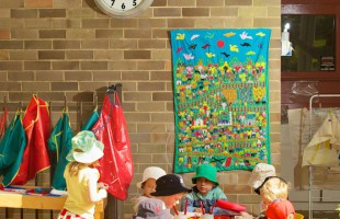 540mm Outdoor Clock, Mittagong Preschool, NSW