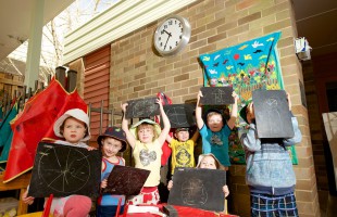 540mm Outdoor Clock becomes a learning tool for Mittagong Preschoolers, NSW